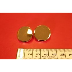 Guzik metalowy złoty